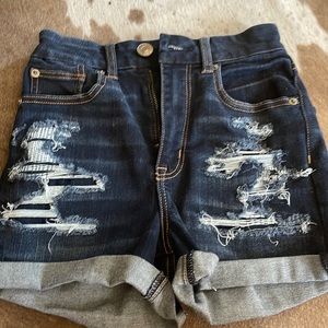American eagle jean shorts